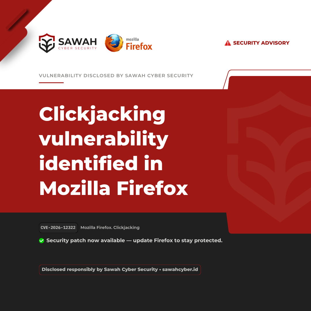 Clickjacking vulnerability in Mozilla Firefox (CVE-2026-12322)